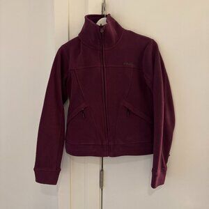Y2K VINTAGE OAKLEY FLEECE MAROON SIZE XS